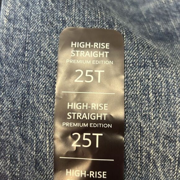 J. Crew Factory BX530 Premium Edition High-rise Straight Jeans size 25 Tall NWT - Picture 10 of 15